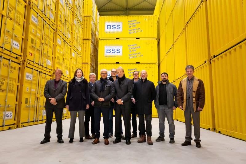 Eröffnungsfeier der Self Storage Containerlagerhalle in Bonn