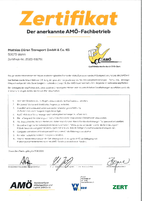 Amoe Zertifikat 2022
