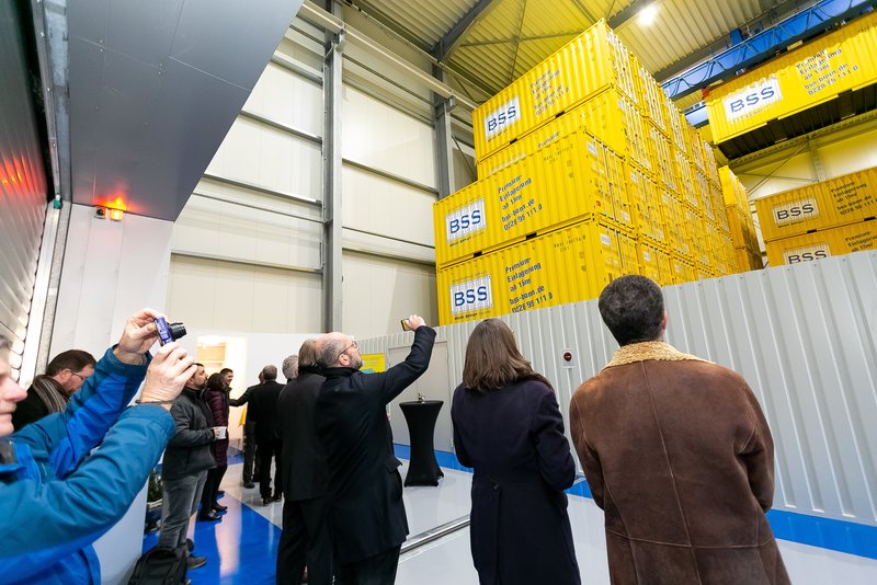 Eröffnungsfeier der Self Storage Containerlagerhalle in Bonn